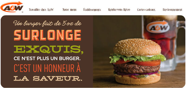 AW Restaurants en ligne
