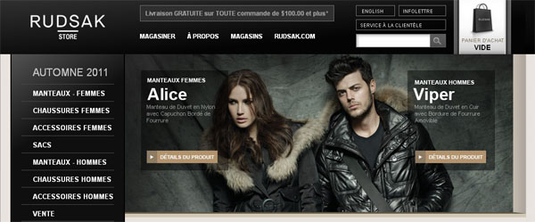 Circulaire Boutique Rudsak en ligne