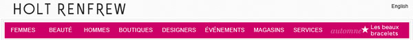 Circulaire Holt Renfrew en ligne Holt Renfrew   Vêtements Chaussures Accessoires