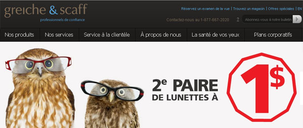 Circulaire Lunetterie Greiche Scaff en ligne