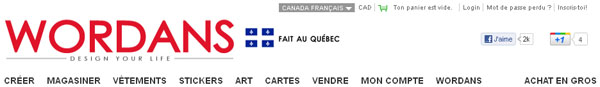 Circulaire Wordans T Shirts en ligne