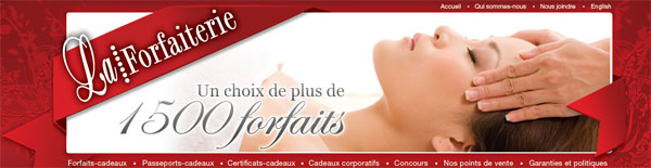 Circulaire en ligne La Forfaiterie La Forfaiterie   Forfaits Cadeaux   Certificats   Passeports   Corporatifs