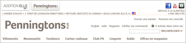 Circulaire en ligne Penningtons Penningtons   Vêtements femmes taille 14 à 32