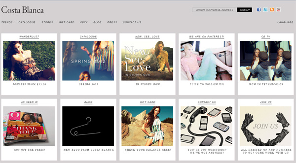 Costa Blanca en ligne circulaire