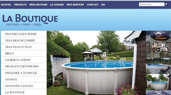 La Boutique Piscines Spas en ligne