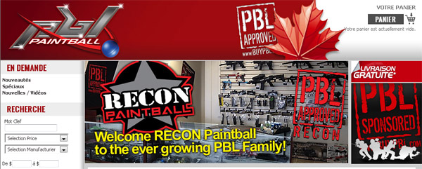 PBL Paintball en ligne