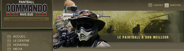 Paintball Commando Rive Sud en ligne