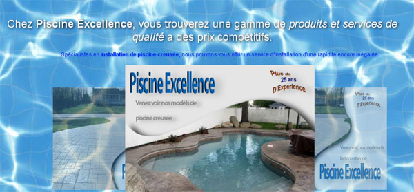 Piscine Excellence circulaire en ligne