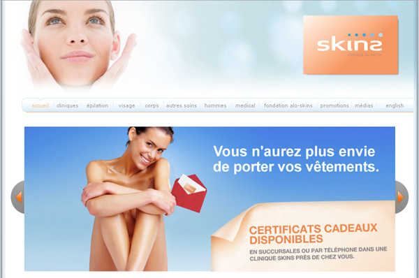 Skins Clinique du Corps en ligne